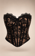 PreOrder- Midnight Black Strapless Allure Corset