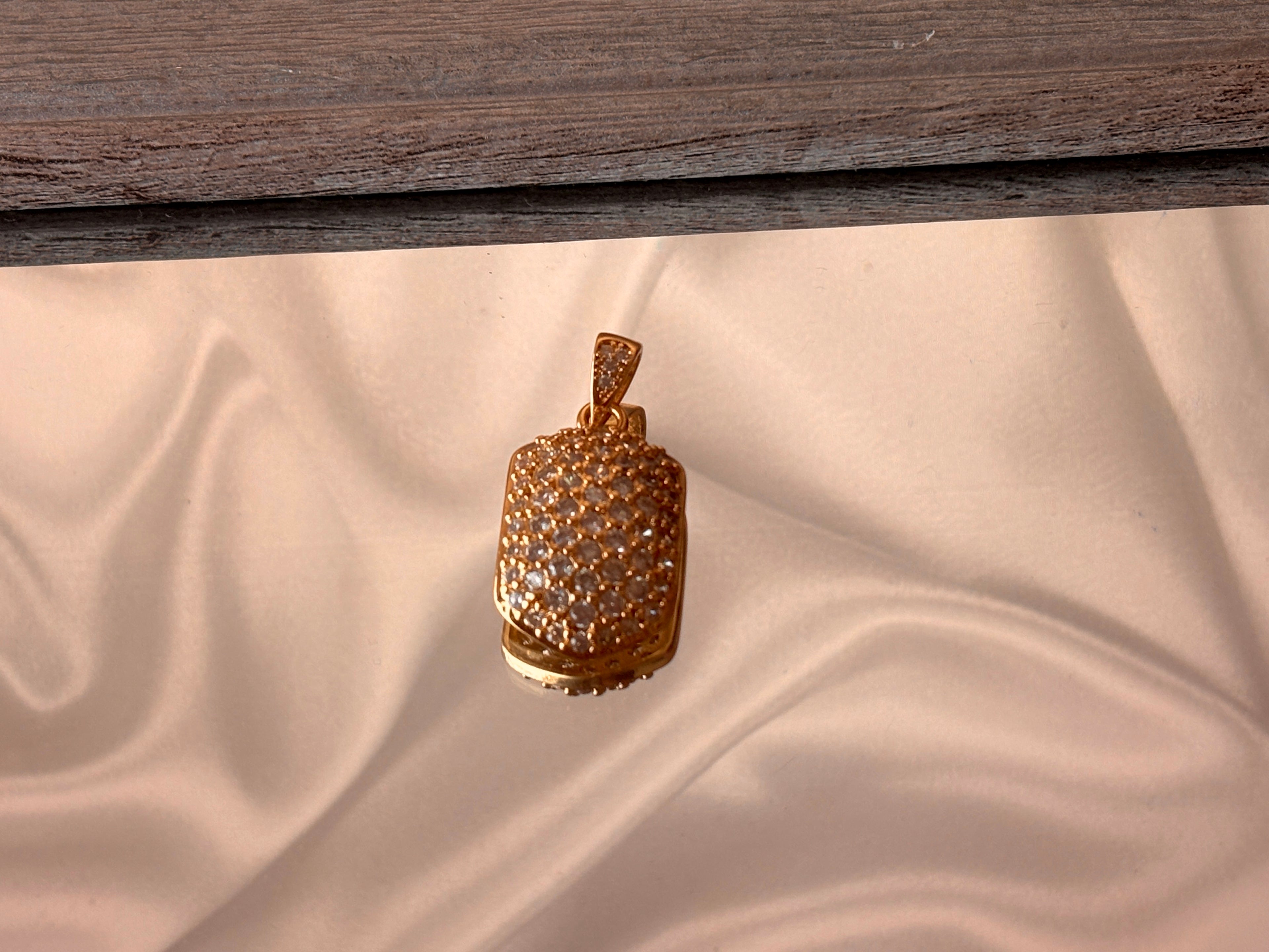 Arched Oval Drop Earrings and Pendant