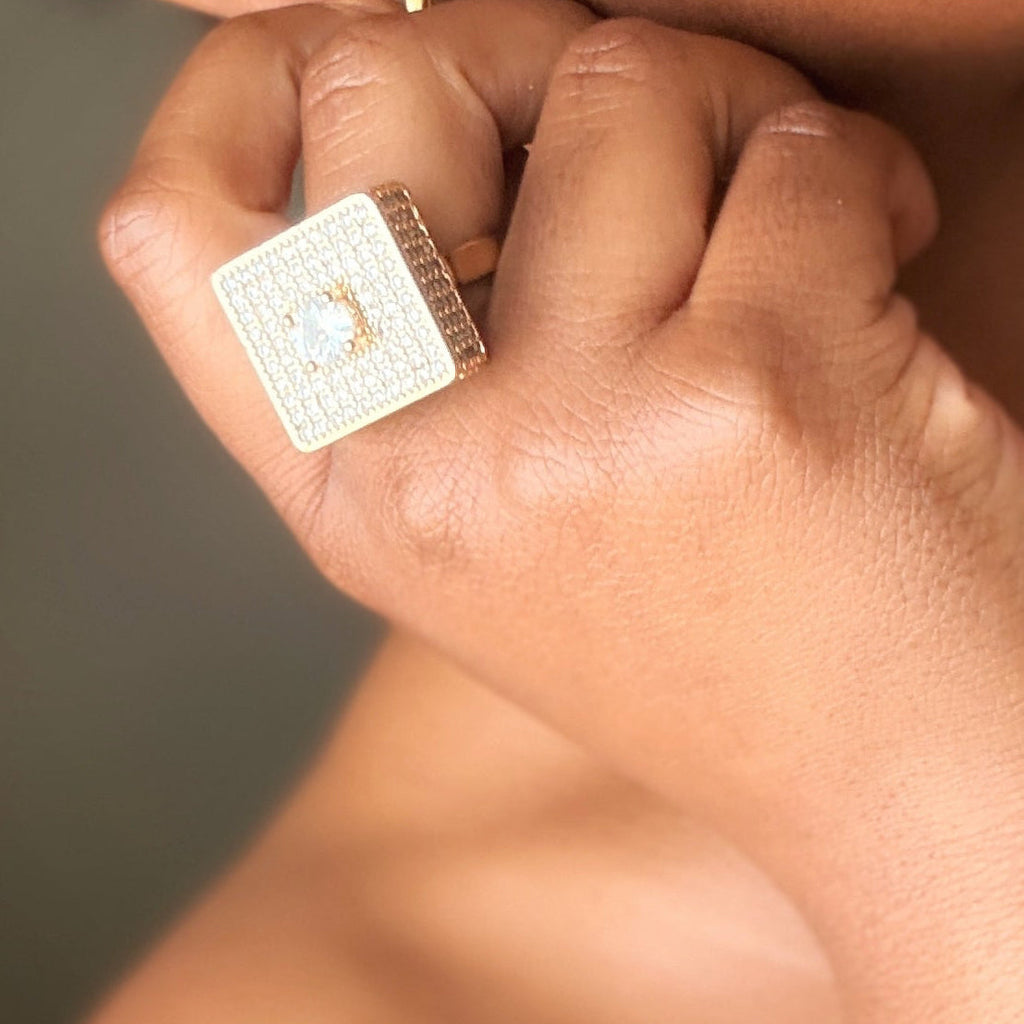 Monarch Square Ring