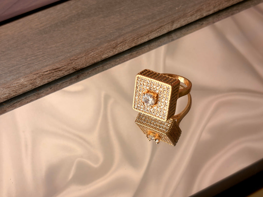 Monarch Square Ring